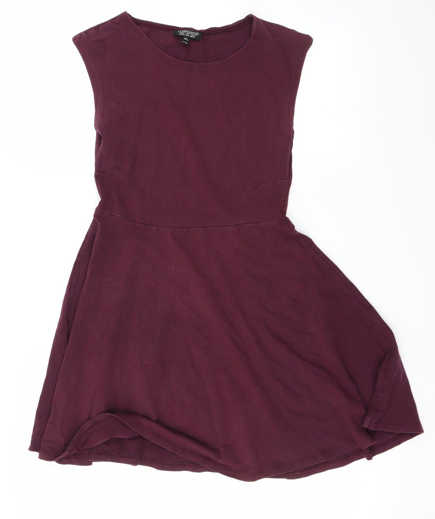 Topshop Womens Purple   A-Line  Size 10