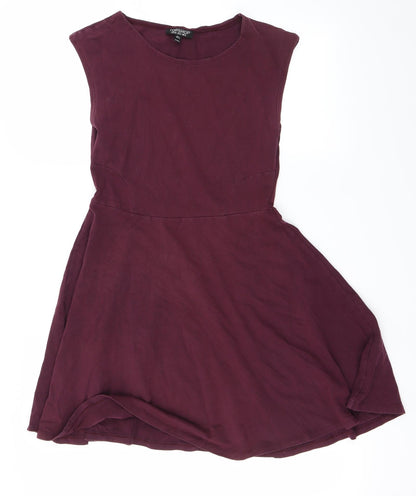 Topshop Womens Purple   A-Line  Size 10