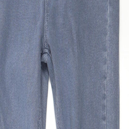 Womens UK Size 8 Preworn Regular Fit Skinny Blue Jeans