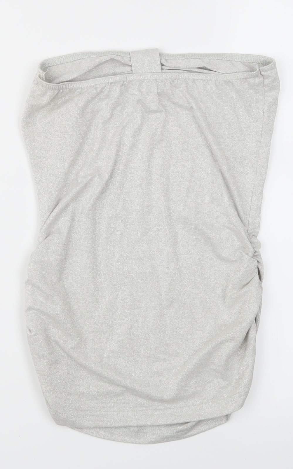 Primark Womens Grey   Basic Tank Size 10  - Sparkly