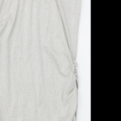 Primark Womens Grey   Basic Tank Size 10  - Sparkly