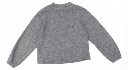 Zara Womens Grey   Pullover Jumper Size S