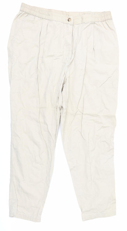 Marks and Spencer Mens Beige   Trousers  Size L