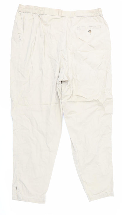Marks and Spencer Mens Beige   Trousers  Size L