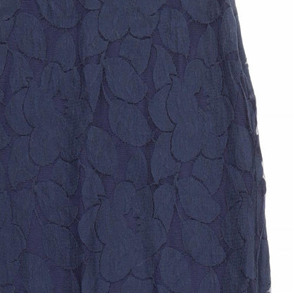 Womens UK Size S Ravi Famous Blue Basic T-Shirt