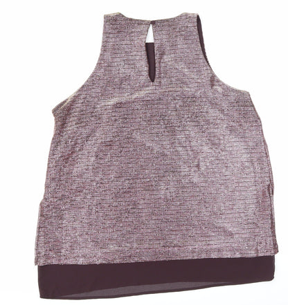 Womens UK Size 16 NEXT Pink Basic T-Shirt