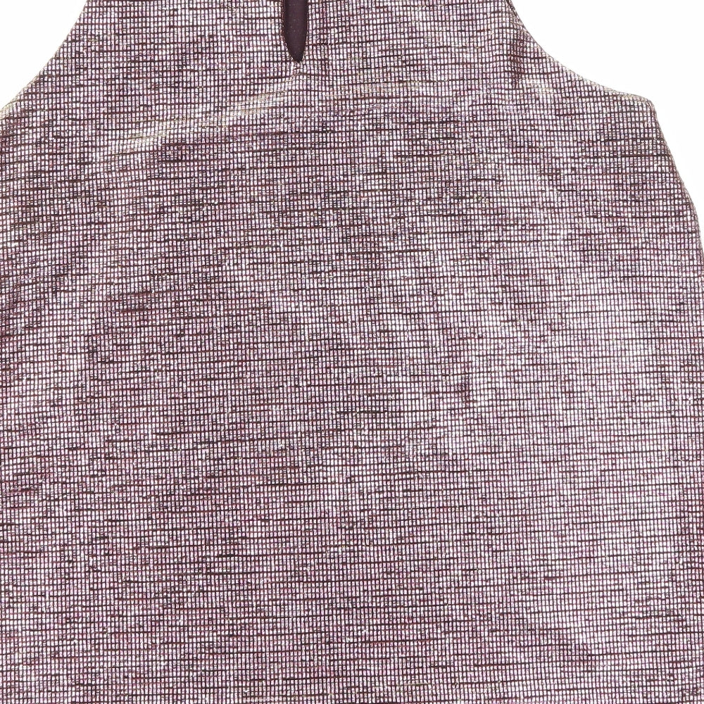 Womens UK Size 16 NEXT Pink Basic T-Shirt