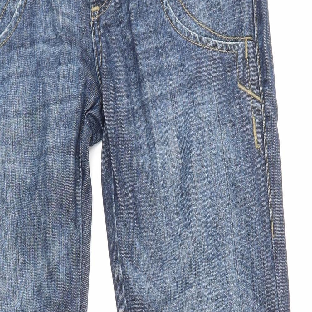 Mens UK Size 27 in rm Regular Fit Straight Blue Jeans