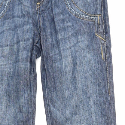 Mens UK Size 27 in rm Regular Fit Straight Blue Jeans