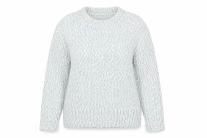 Isle Essentials Womens White   Pullover Sweatshirt Size M