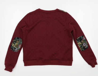 Bell field Womens Red   Pullover Sweatshirt Size 8