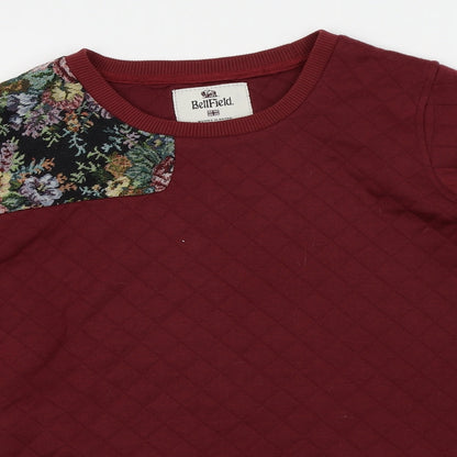 Bell field Womens Red   Pullover Sweatshirt Size 8