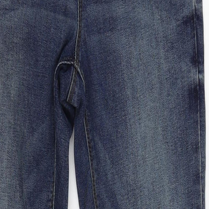 Denim & Co Womens Blue   Skinny Jeans Size 10 L27 in