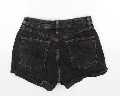 BDG Womens Black  Denim Hot Pants Shorts Size 26 in