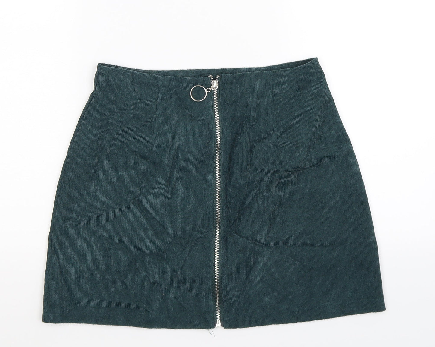 SheIn Womens Blue  Corduroy Mini Skirt Size 26 in