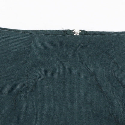 SheIn Womens Blue  Corduroy Mini Skirt Size 26 in