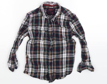 Rebel Boys Multicoloured Check  Basic Button-Up Size 4-5 Years