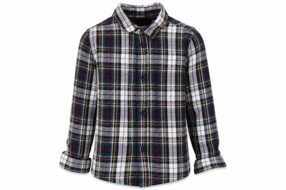 Rebel Boys Multicoloured Check  Basic Button-Up Size 4-5 Years