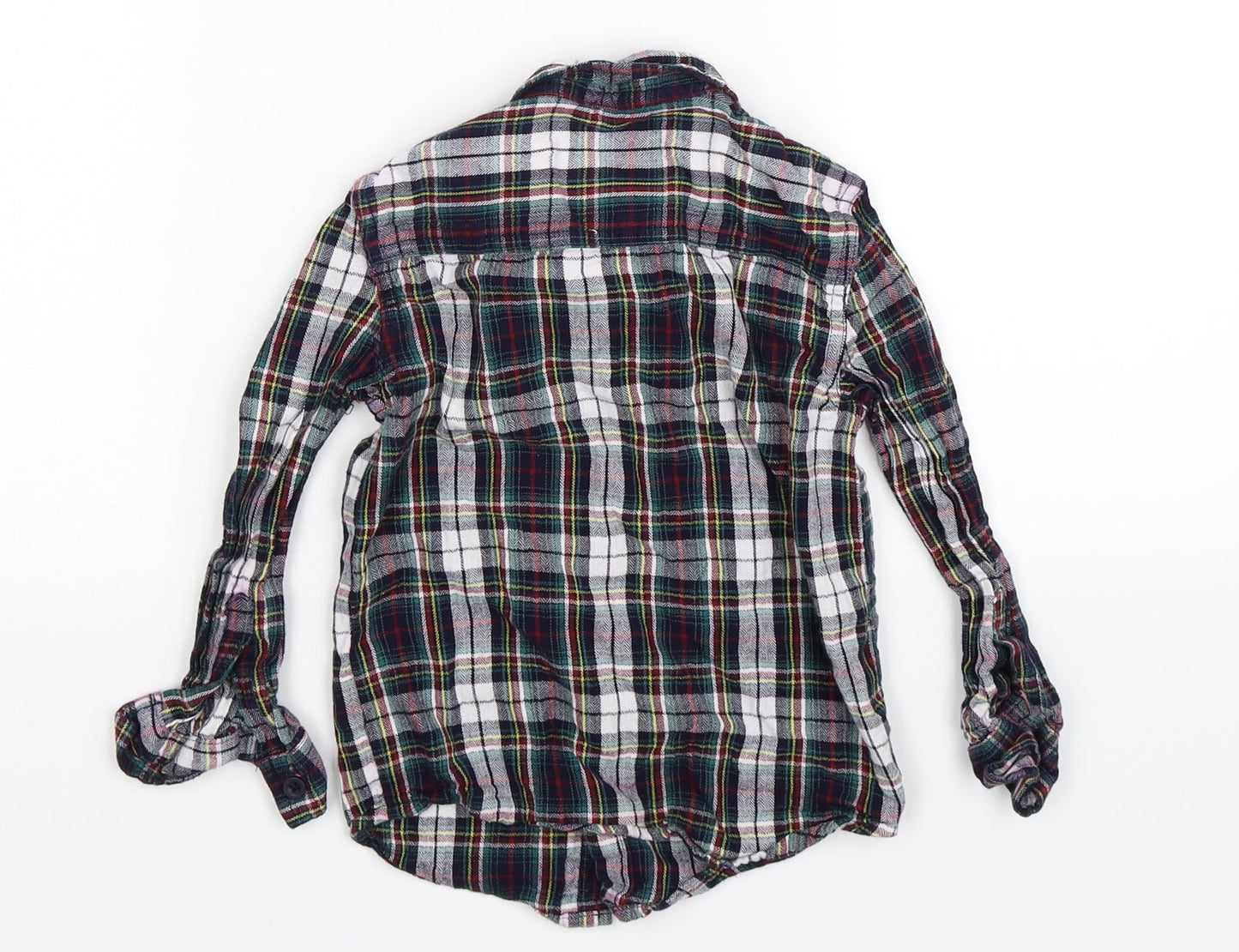 Rebel Boys Multicoloured Check  Basic Button-Up Size 4-5 Years