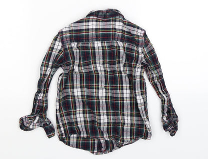 Rebel Boys Multicoloured Check  Basic Button-Up Size 4-5 Years