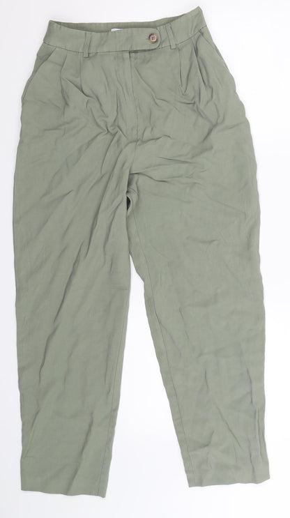 Topshop Womens Grey   Trousers  Size 6 L25 in