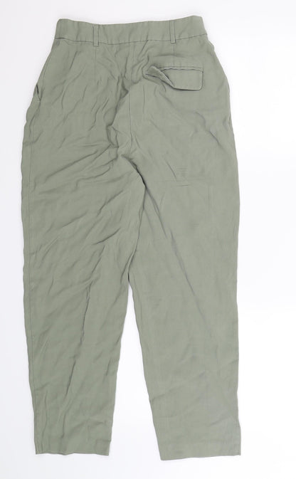 Topshop Womens Grey   Trousers  Size 6 L25 in