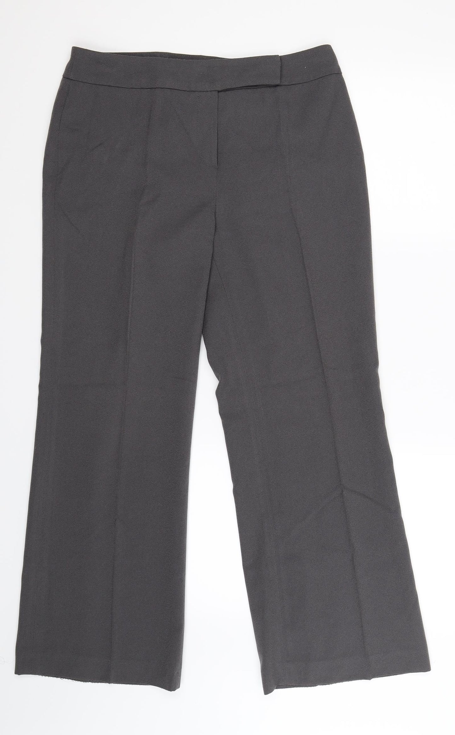Anne Brooks Womens Grey   Trousers  Size 12 L28 in