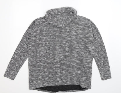 Quiz Womens Grey  Knit Pullover Jumper Size 14