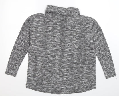 Quiz Womens Grey  Knit Pullover Jumper Size 14