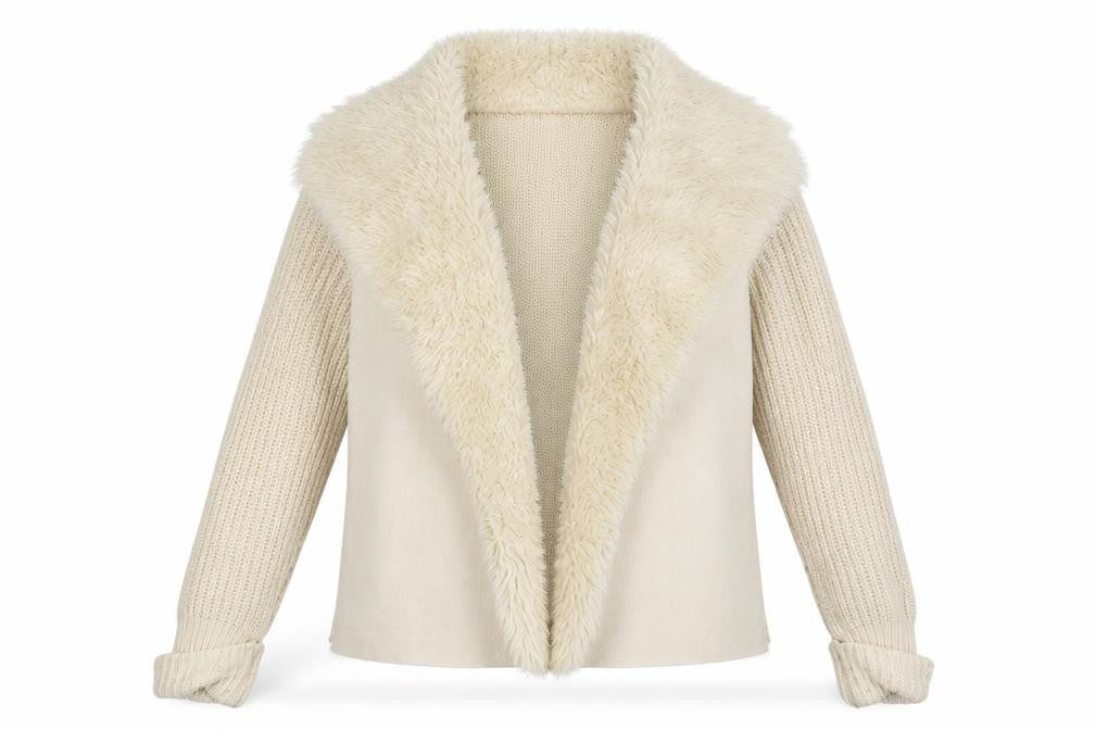 Womens UK Size 10 F&F White Jacket