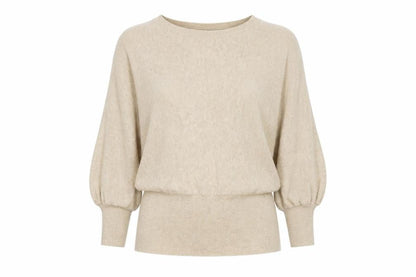 Mizumi Womens Beige  Knit Pullover Jumper Size M