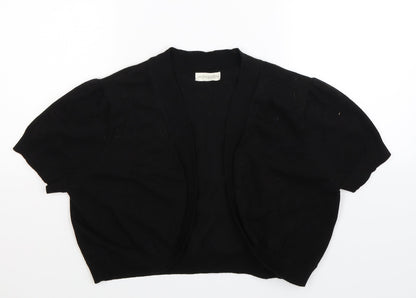 Monsoon Womens Black  Knit Cardigan Jumper Size 16