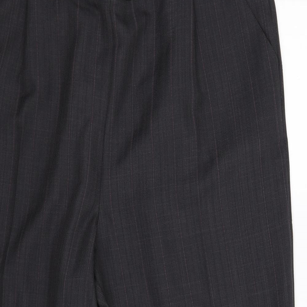 BM Womens Grey Striped  Trousers  Size 20 L26 in