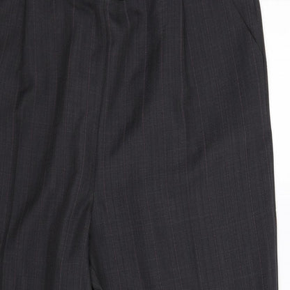 BM Womens Grey Striped  Trousers  Size 20 L26 in