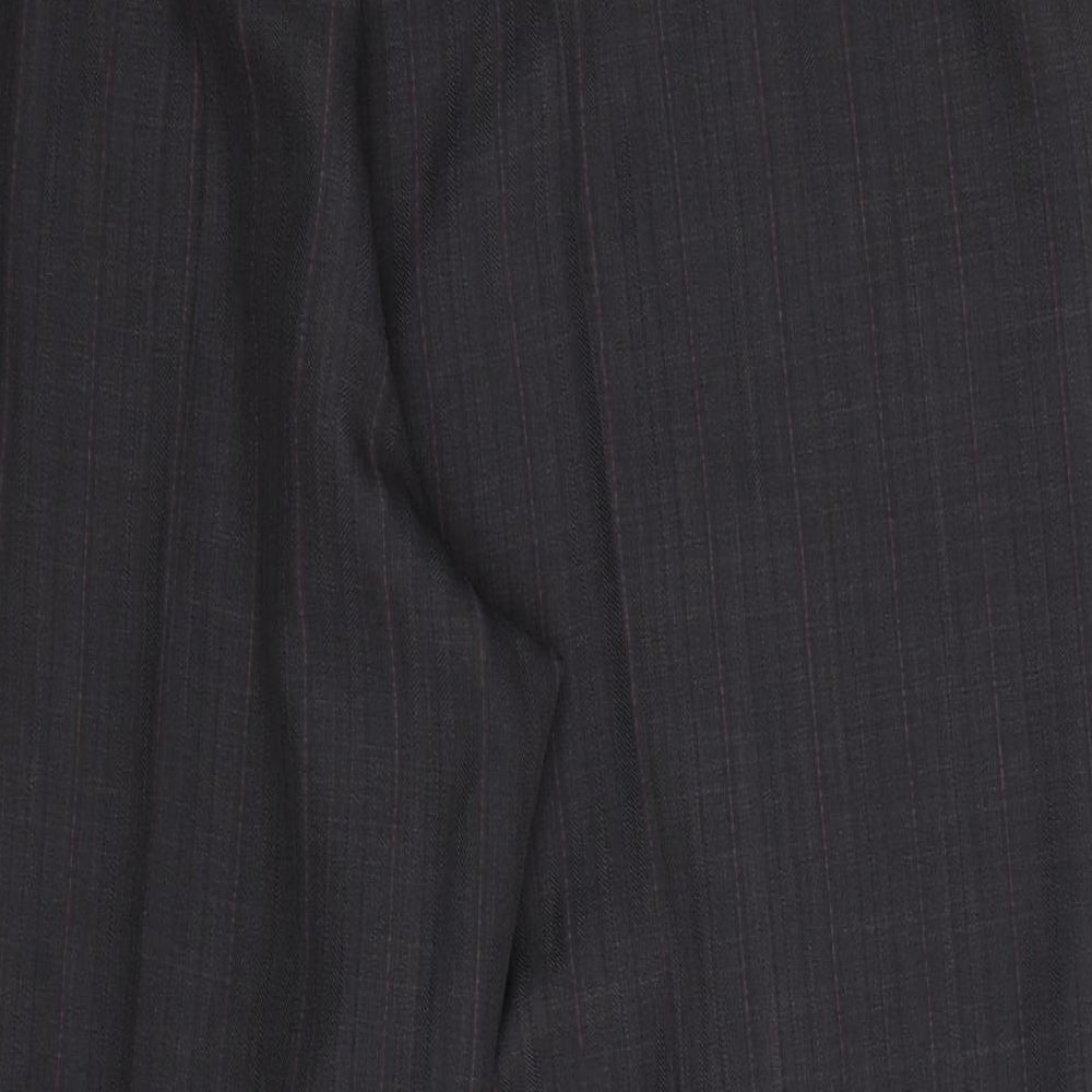 BM Womens Grey Striped  Trousers  Size 20 L26 in