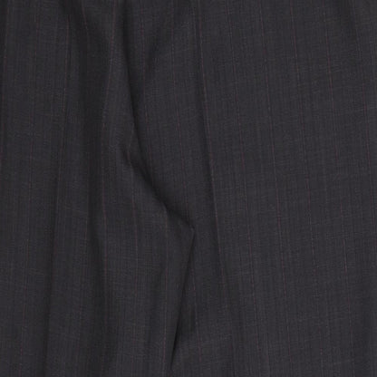 BM Womens Grey Striped  Trousers  Size 20 L26 in