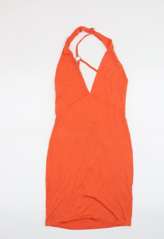 Missguided Womens Orange   A-Line  Size 10