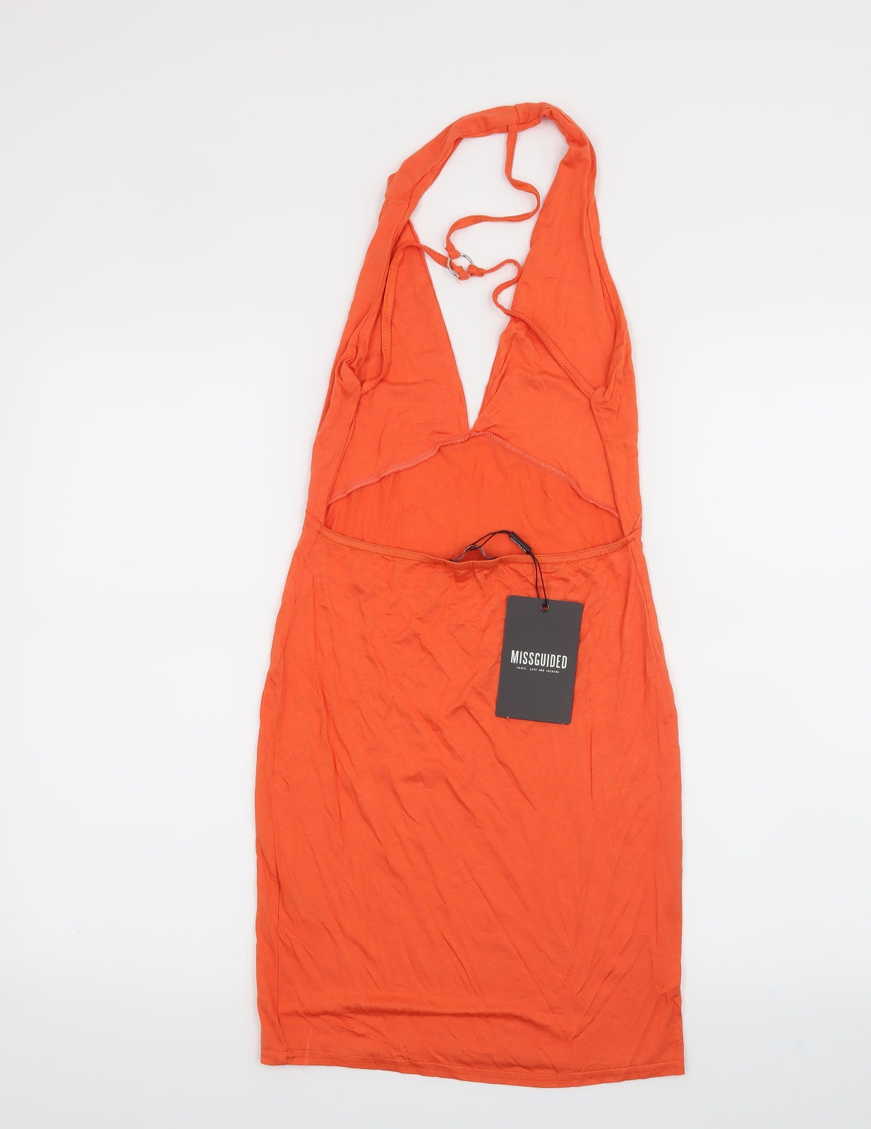 Missguided Womens Orange   A-Line  Size 10