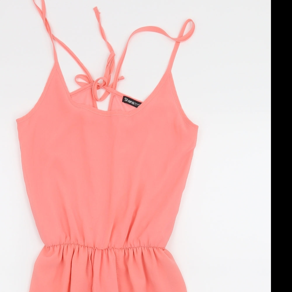 SHANA Womens Pink   A-Line  Size S