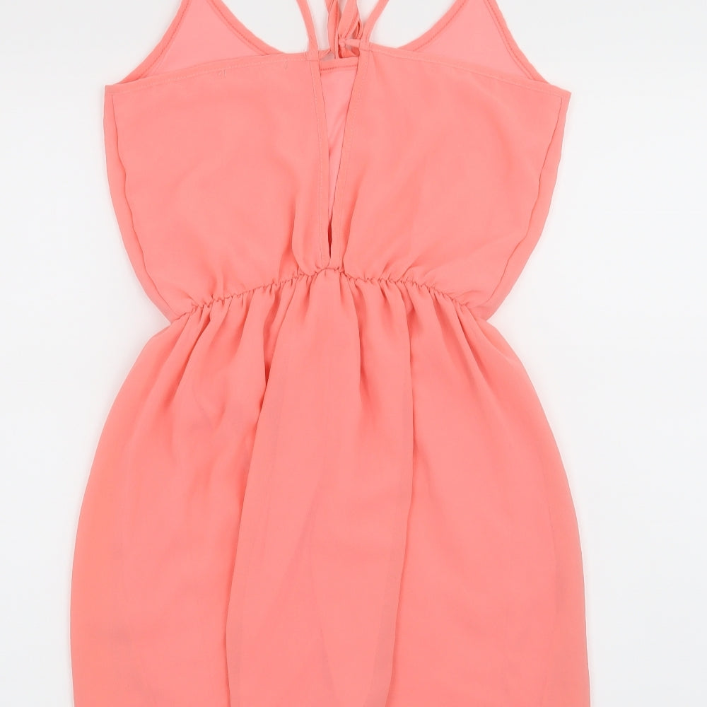 SHANA Womens Pink   A-Line  Size S