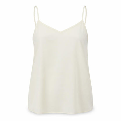 Womens UK Size 10 New Look White Basic Tank