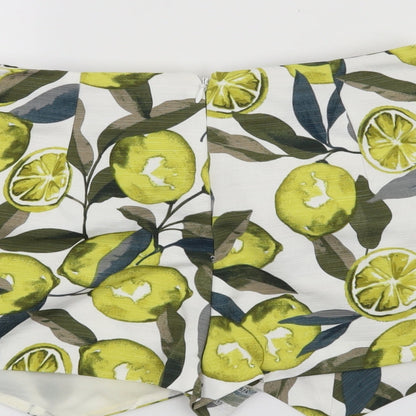 Topshop Womens White   Hot Pants Shorts Size 6