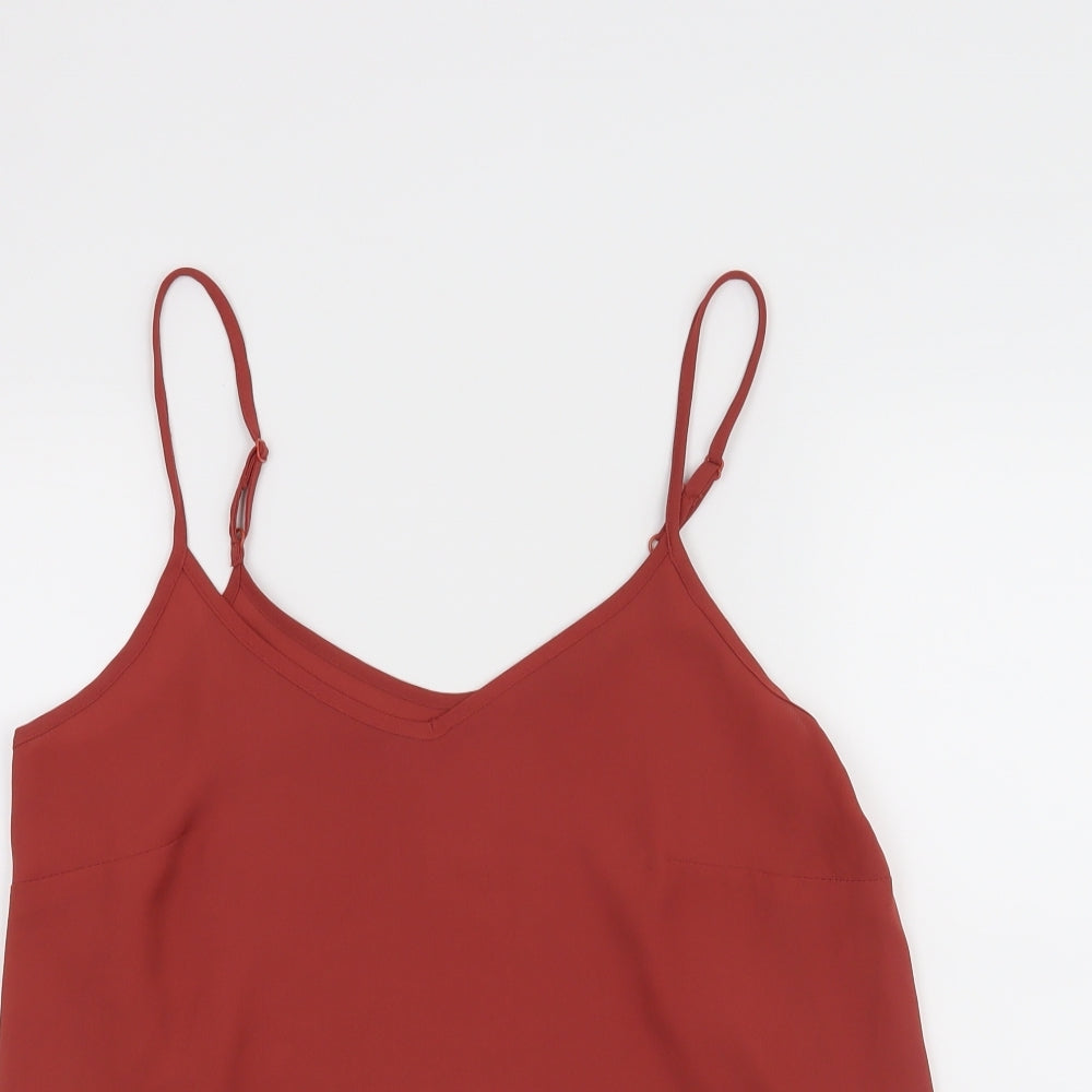 Womens UK Size 10 Atmosphere Orange Camisole Tank