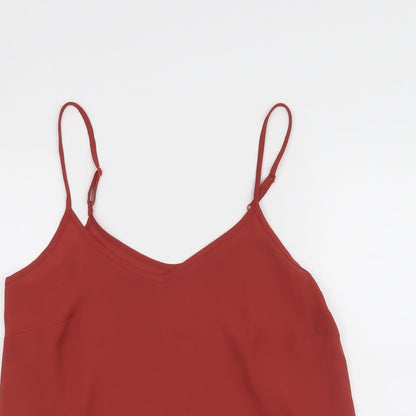 Womens UK Size 10 Atmosphere Orange Camisole Tank
