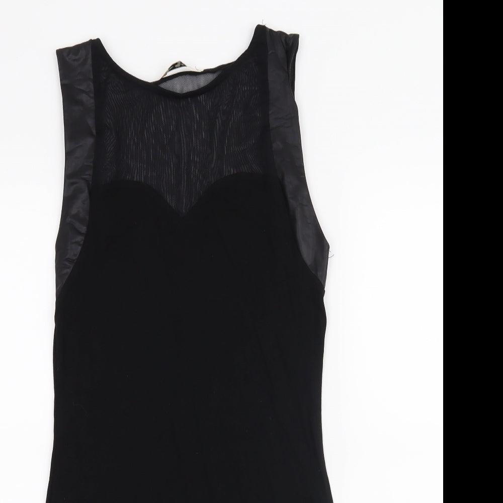 Miss Selfridge Womens Black   A-Line  Size 10