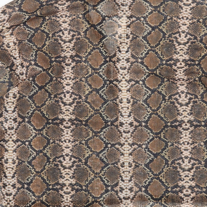 Womens UK Size XS Pull & Bear Brown Basic Blouse