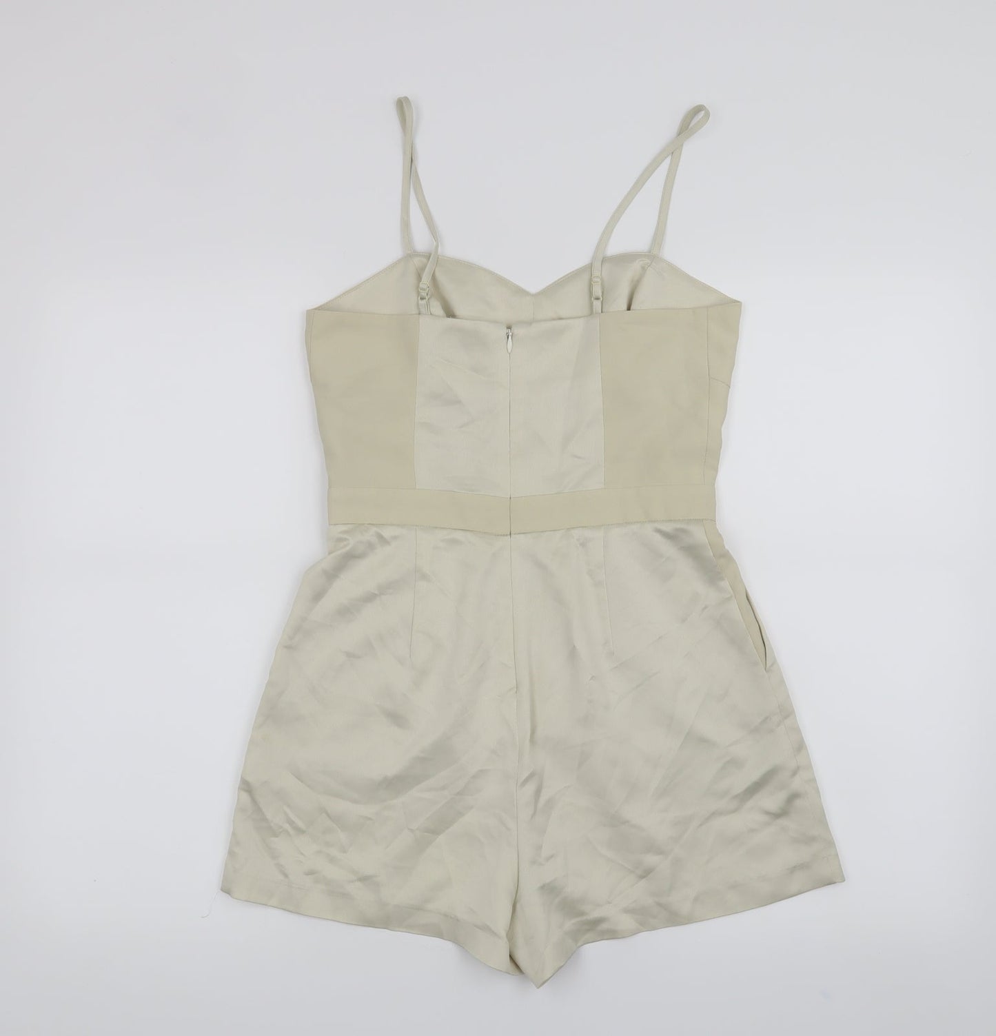 Topshop Womens Beige   Romper One-Piece Size 8