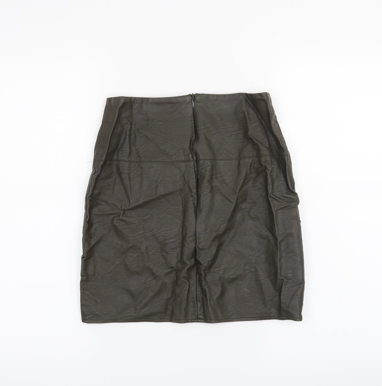 Missguided Womens Green   A-Line Skirt Size 8