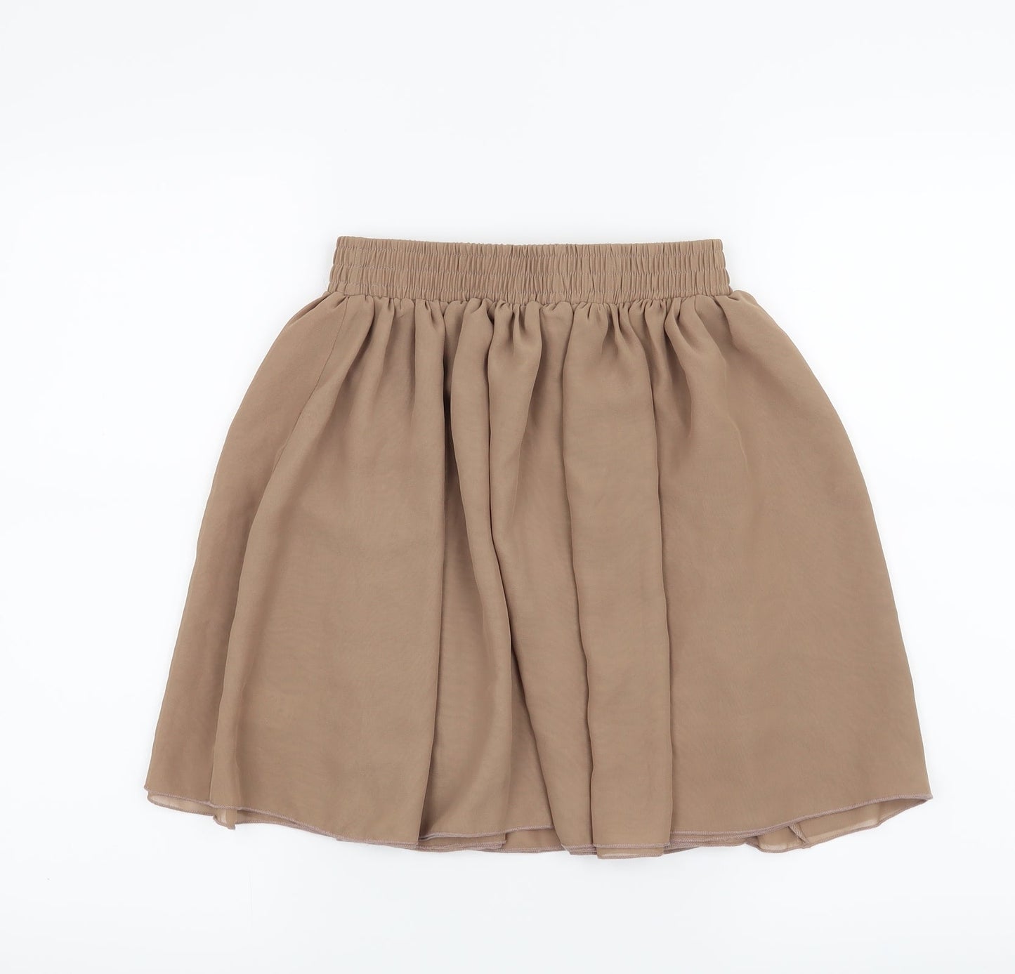 Hearts & Bows Womens Beige   Skater Skirt Size S