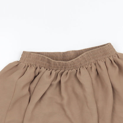 Hearts & Bows Womens Beige   Skater Skirt Size S